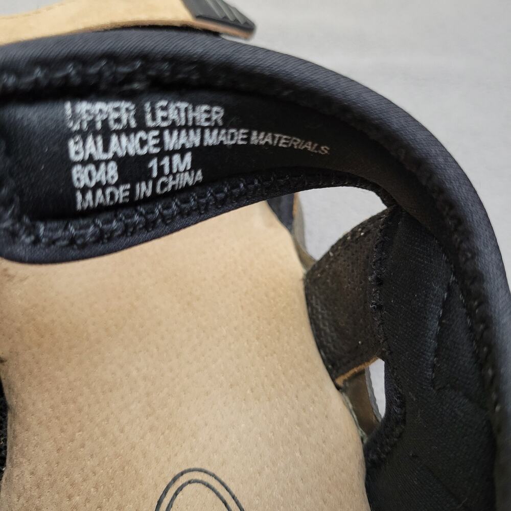 LAND ROVER Sandals Mens Beige Black Size 11 6048 Adjustable Hook and Loop - Picture 12 of 12